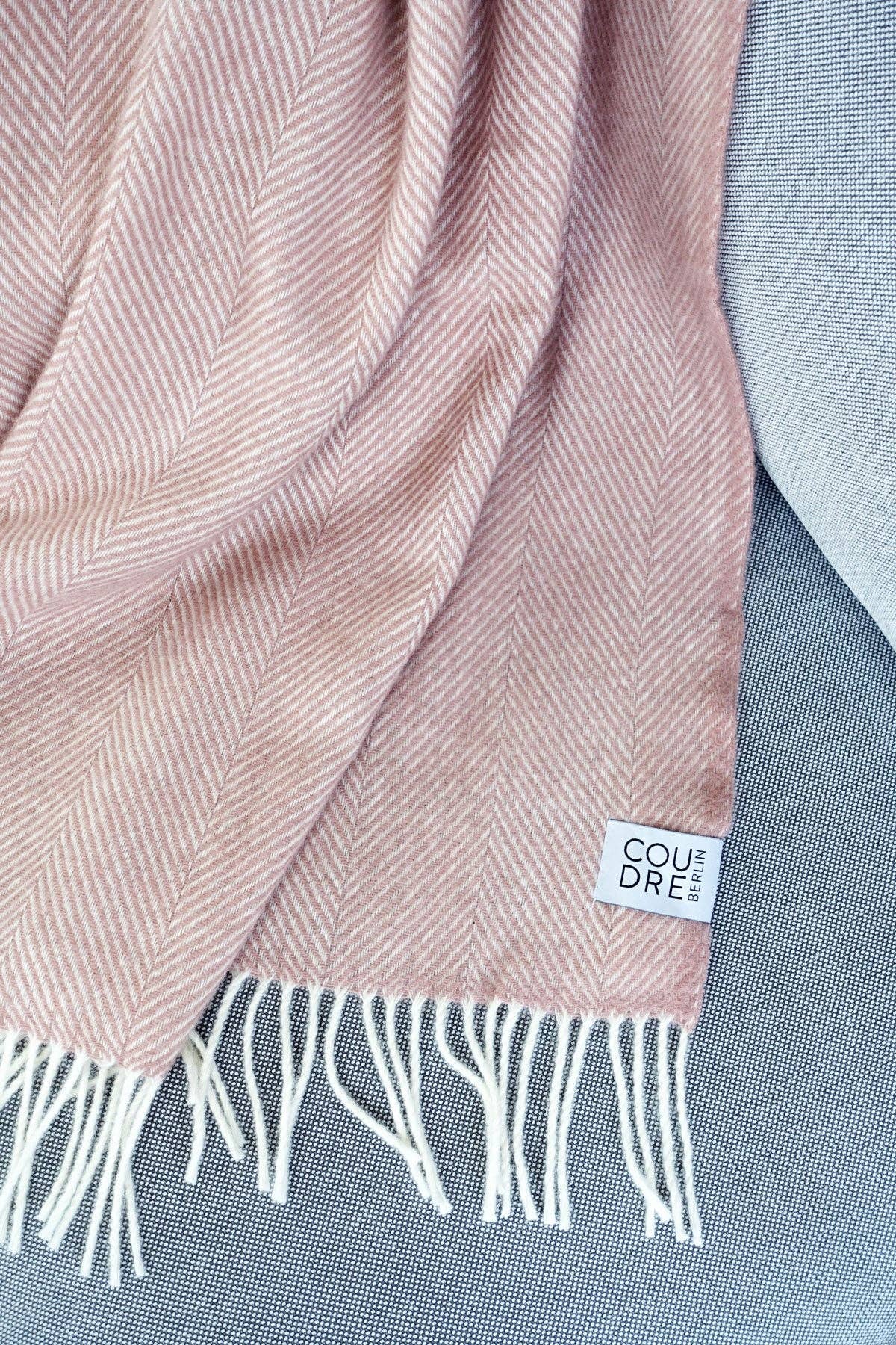 Rosestone Herringbone wollen plaid