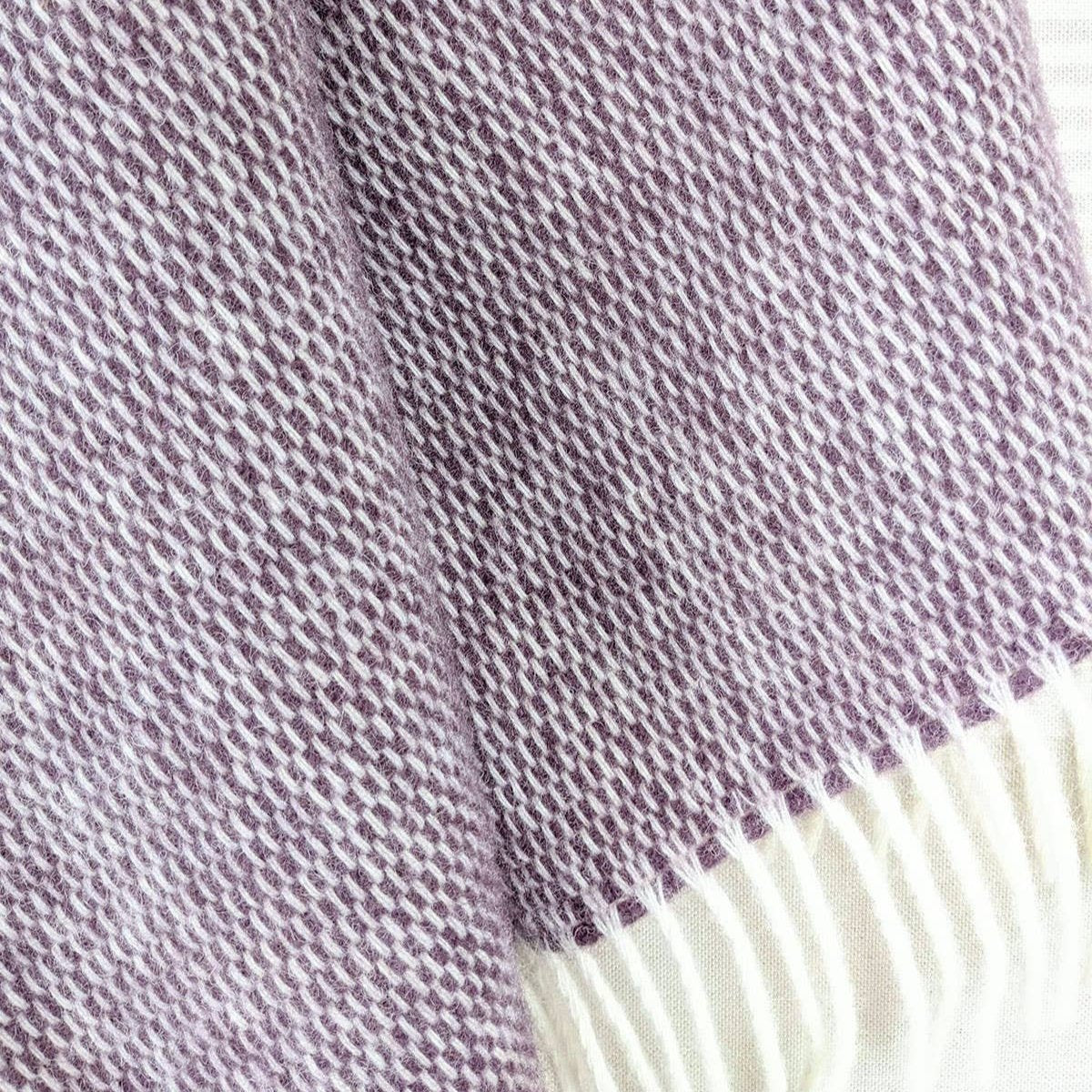 Pickstitch Plum wollen plaid
