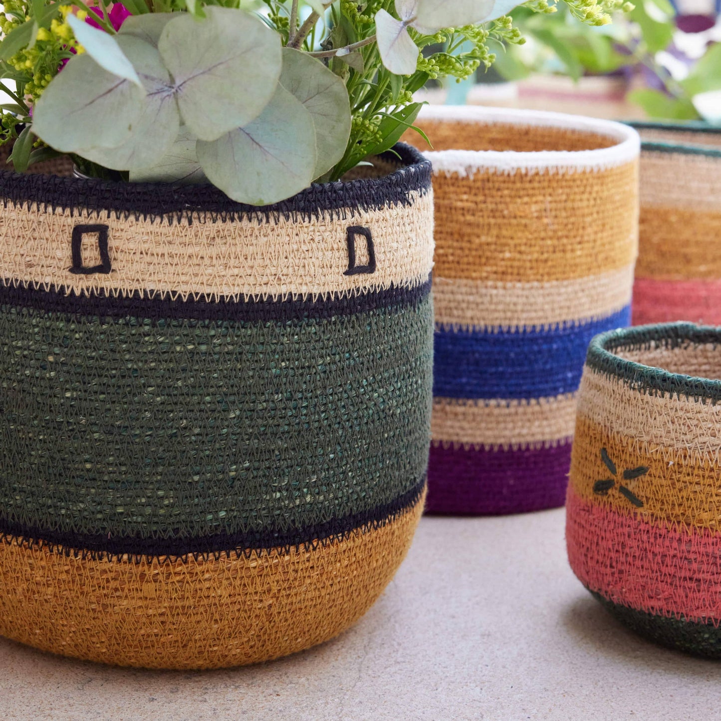 Giftset Carré Baskets (Green)