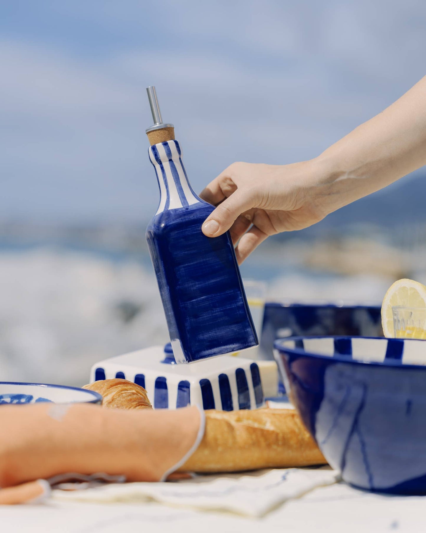 Ceramic Oil Dispenser / Costa Azul