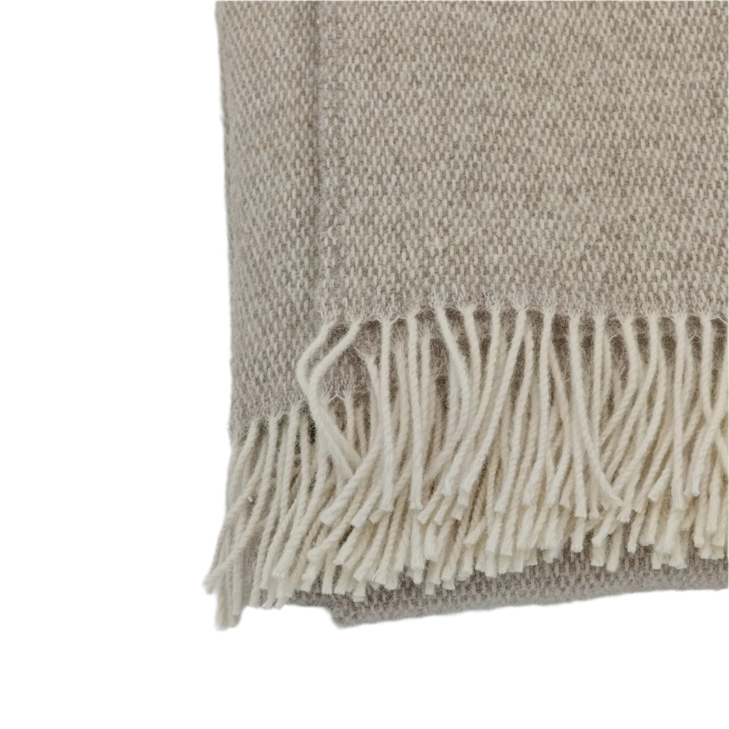 Pickstitch Limestone wollen plaid