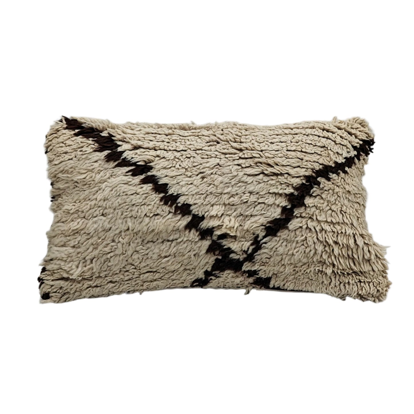 Upcycled Vintage Berber kussenhoes (Irregular Cross)