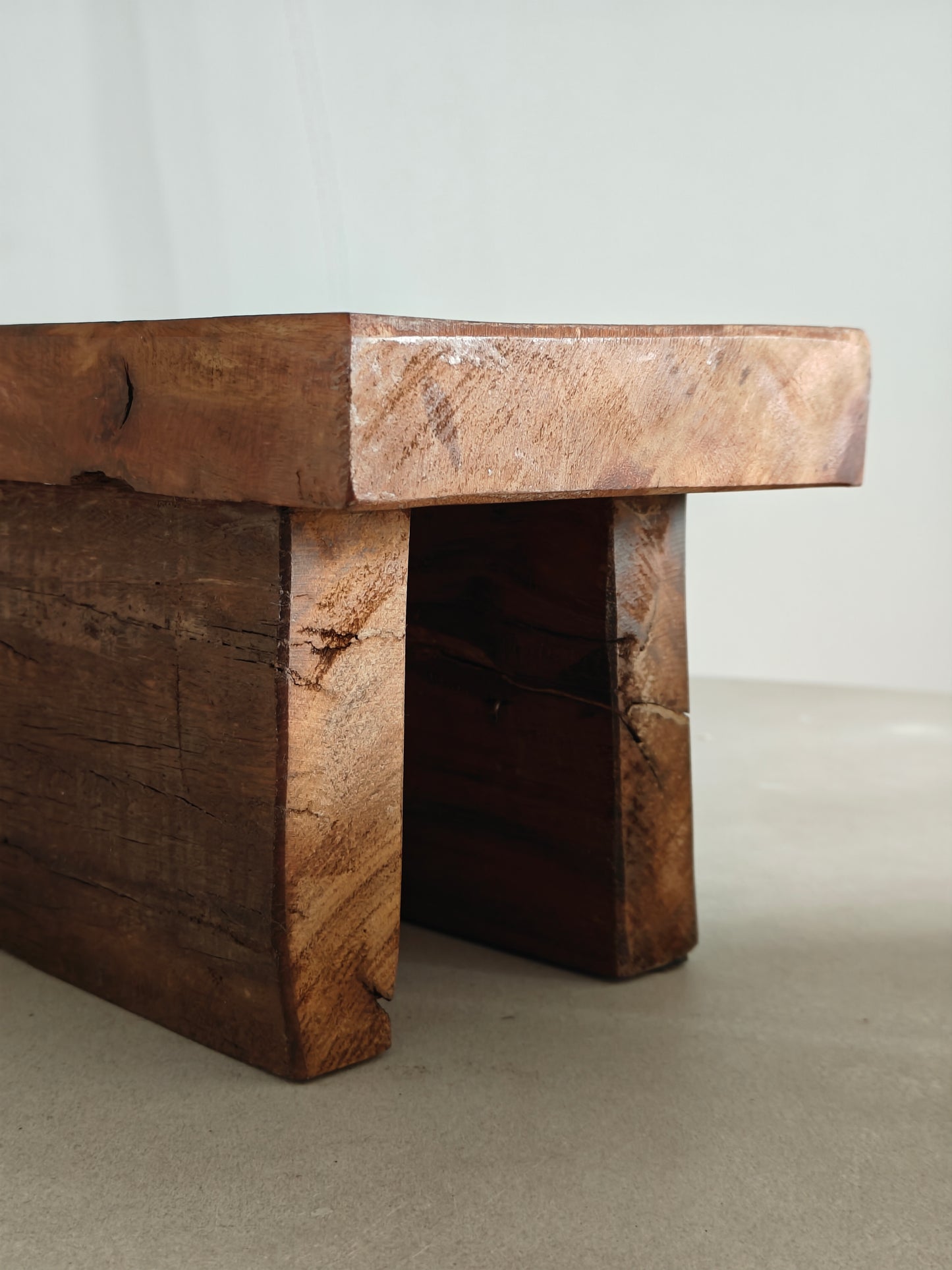 Wooden Brick Mold Stool