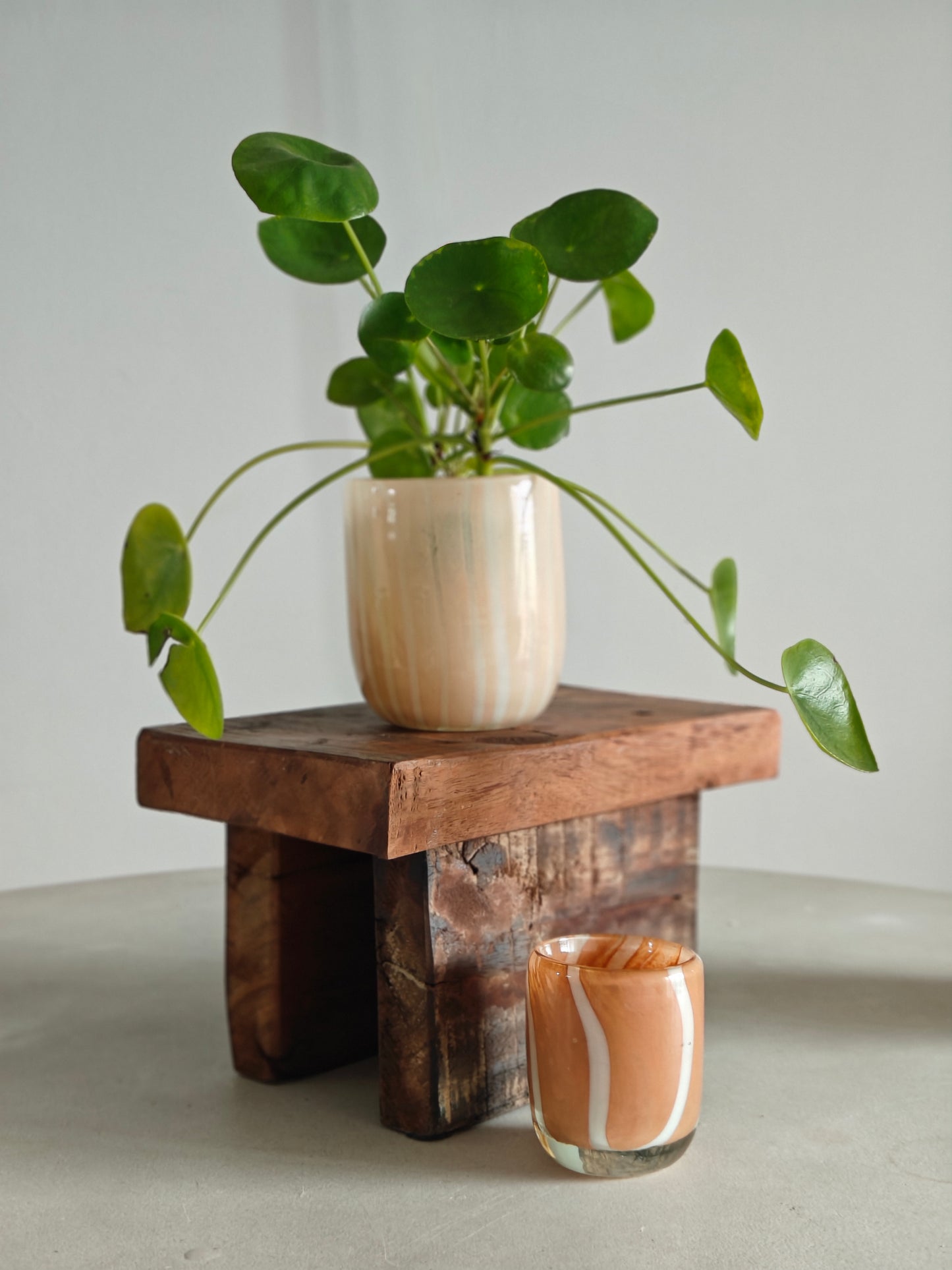 Wooden Brick Mold Stool