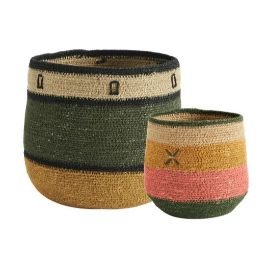 Giftset Carré Cross manden (Roze en groen)