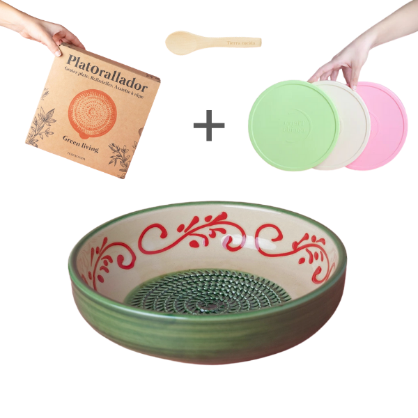 Cadeauset Ráspo Grande Raspbord + Deksel + Gratis lepel