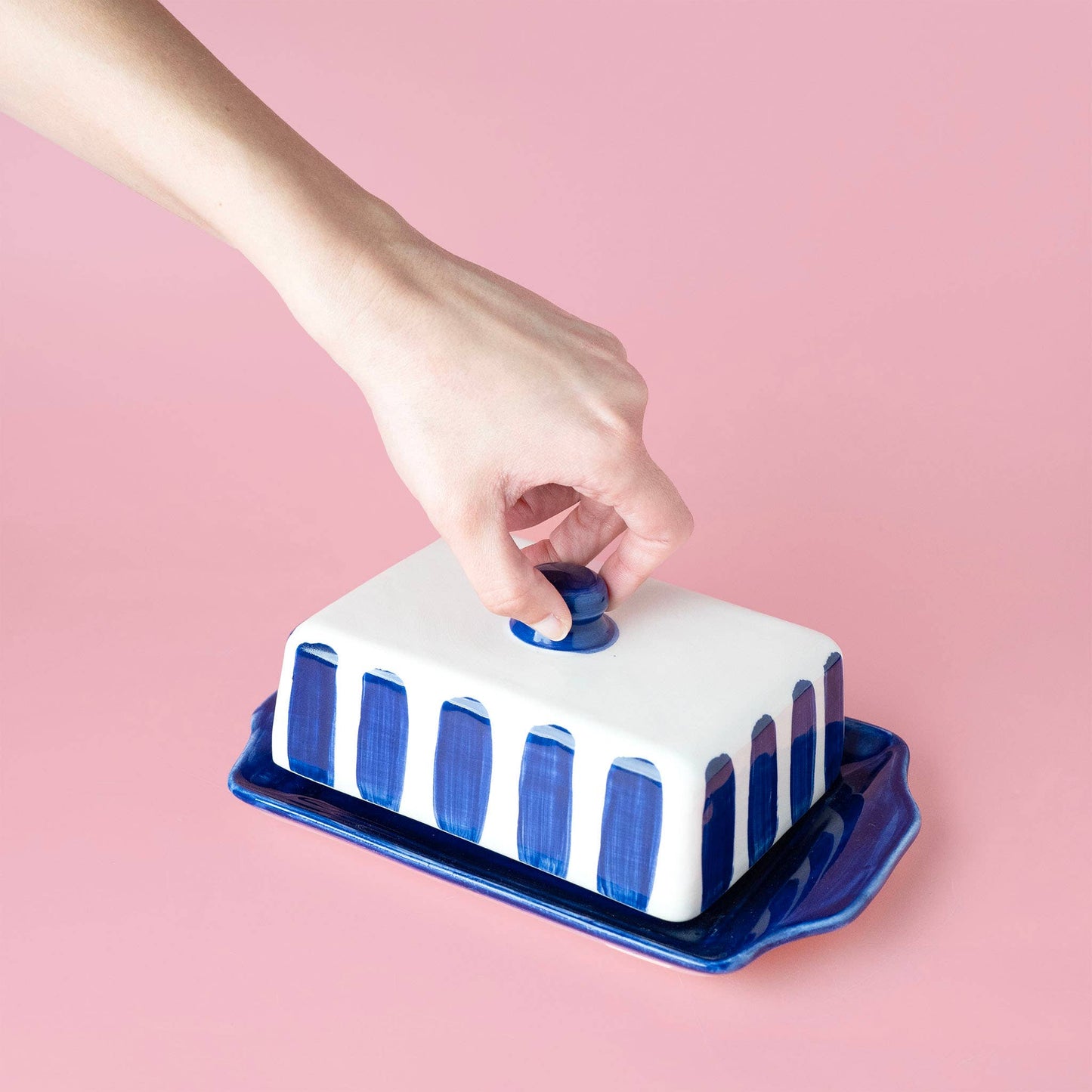 Ceramic Butter Dish / Costa Azul