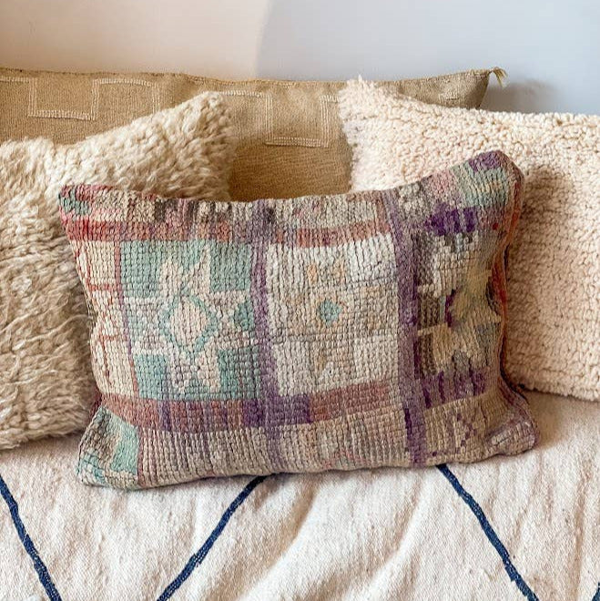 Soft Star Vintage Berber kussenhoes