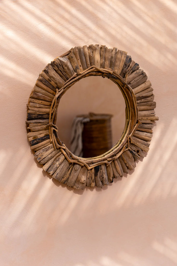 Driftwood Crown Spiegel - M