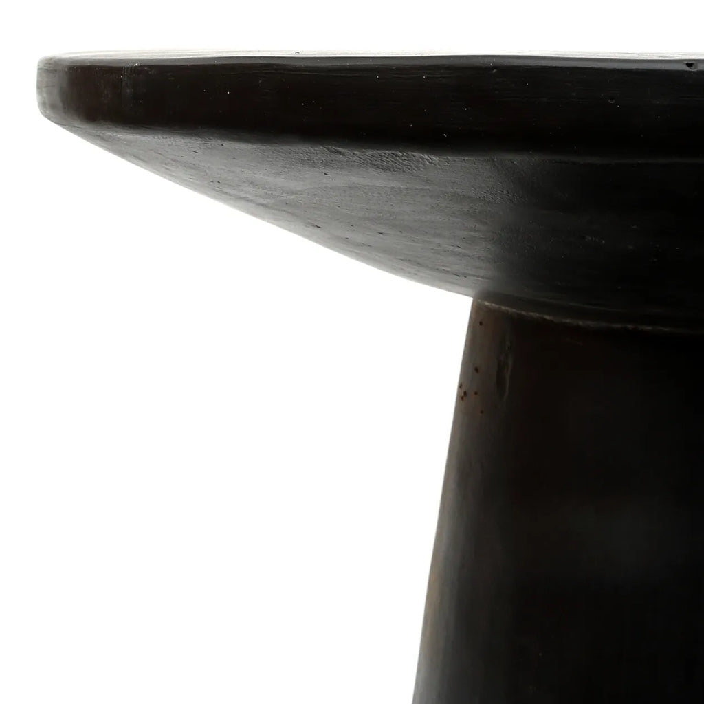 Timber Conic Bijzettafel - Zwart