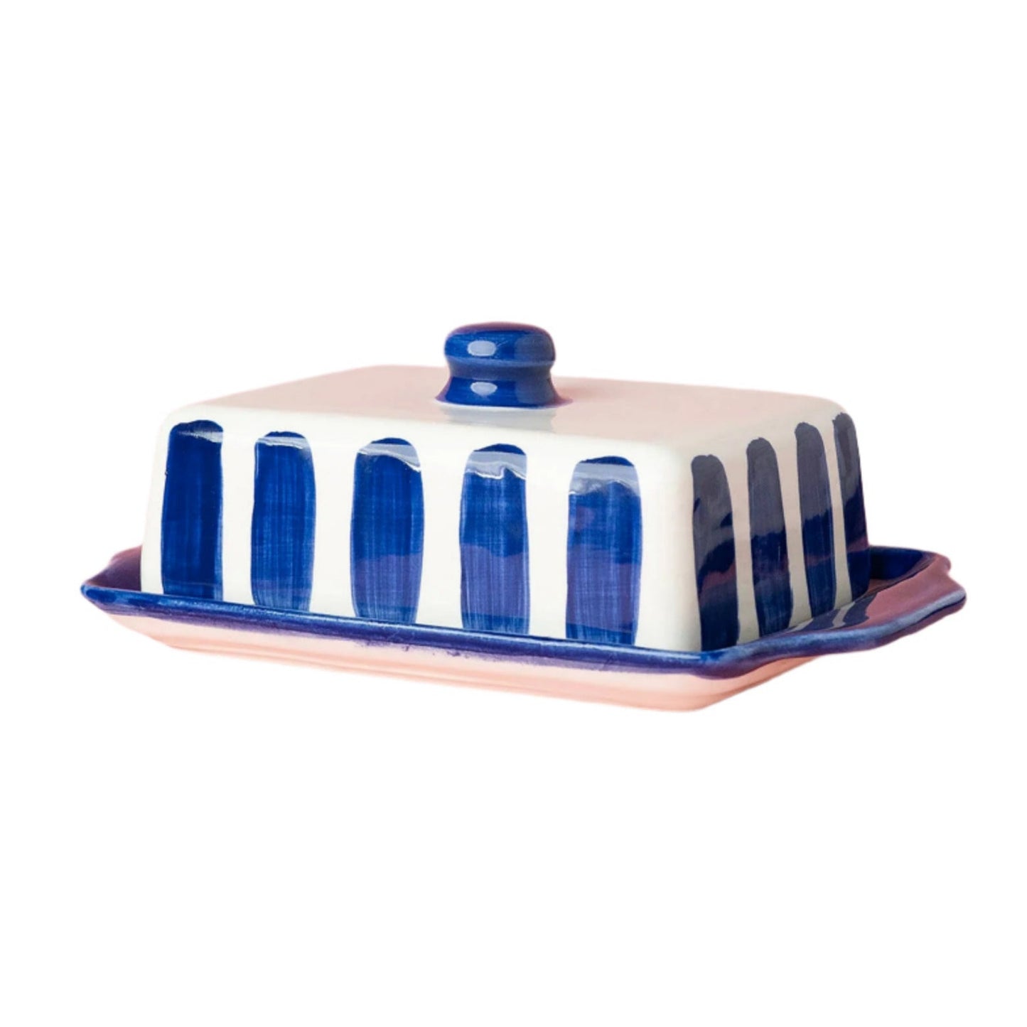 Ceramic Butter Dish / Costa Azul