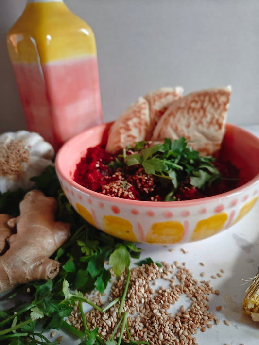 Mijn go-to apero: rode biet dip