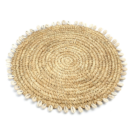 Raffia Shell pan coaster