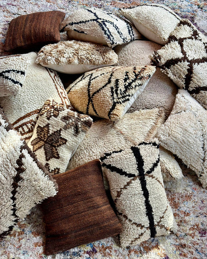 Housses de coussin berbères recyclées - Pack PROMO de 10