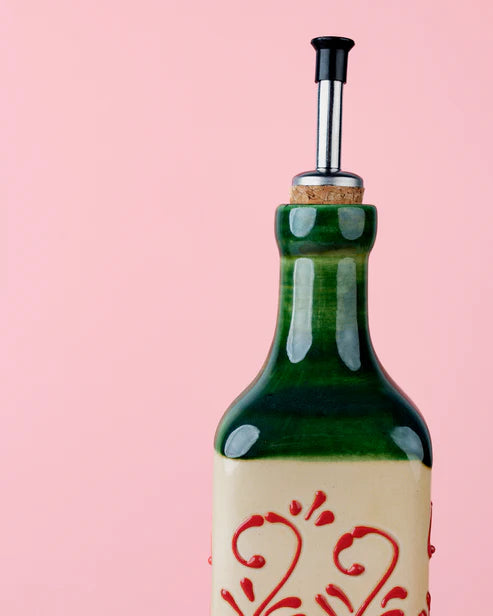 Giftset Alhambra (Raspbord + oliefles + gratis borsteltje) 