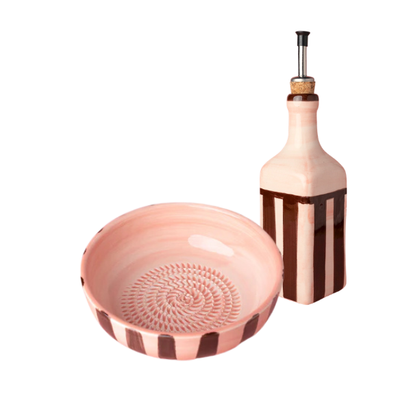 Giftset Chocolat (Raspbord + oliefles + gratis borsteltje) 