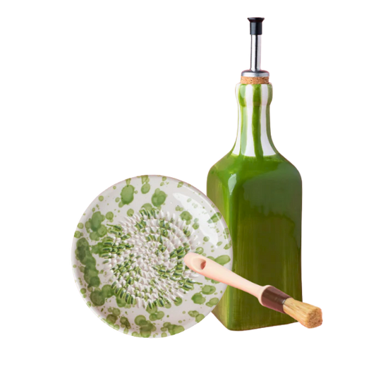 Giftset Moss Mini raspbord + oliefles + gratis borsteltje) 