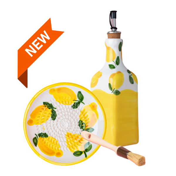 Giftset Limone (Ráspo Mini + Oil Bottle + free Brush)