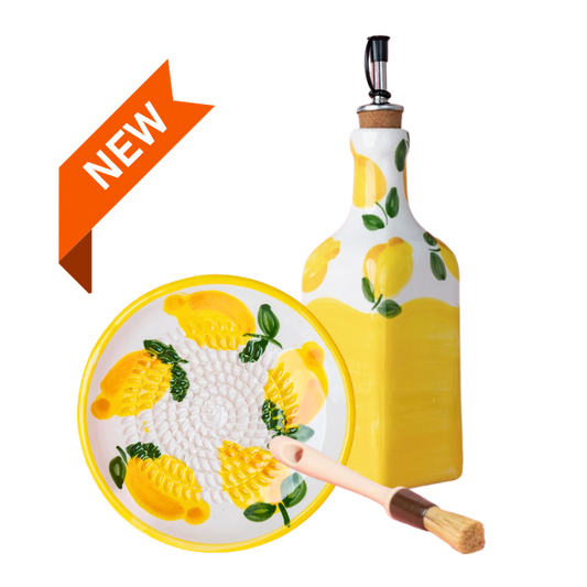 Giftset Limone (Ráspo Mini + Oil Bottle + free Brush)