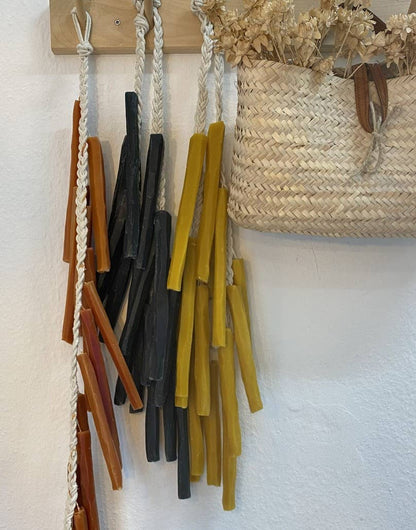 Raw Beeswax Candles (Set of 5)
