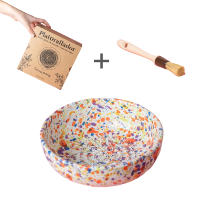 Starter Set Medio (grater plate + brush)