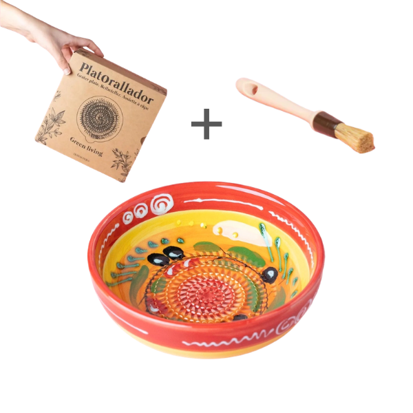 Starter Set Medio (grater plate + brush)