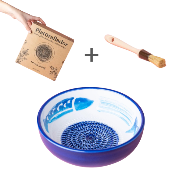 Starter Set Medio (grater plate + brush)