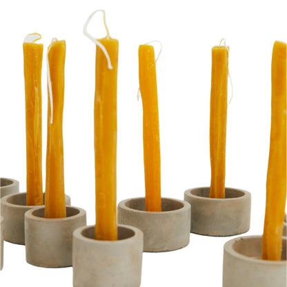 Raw Beeswax Candles (Set of 5)