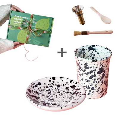 cadeau set keramisch raspbord gember rasp