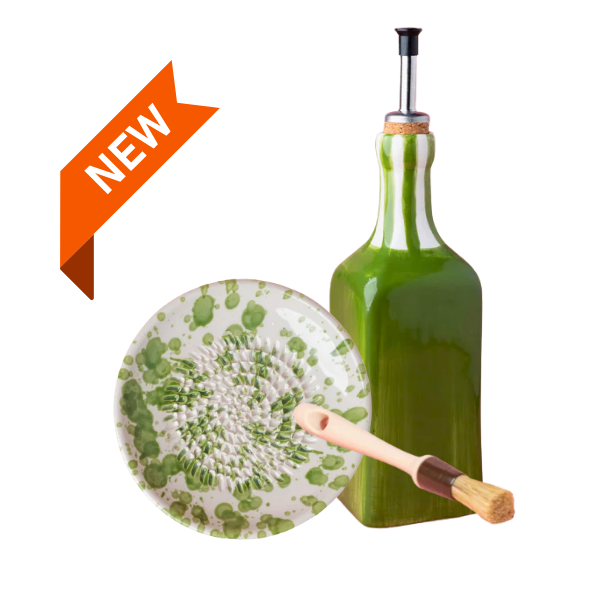 Giftset Moss Mini raspbord + oliefles + gratis borsteltje) 