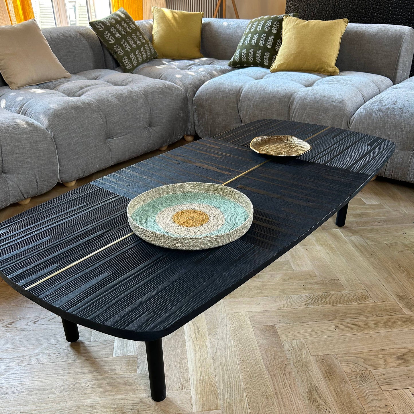Kampa Round Seagrass Centerpiece