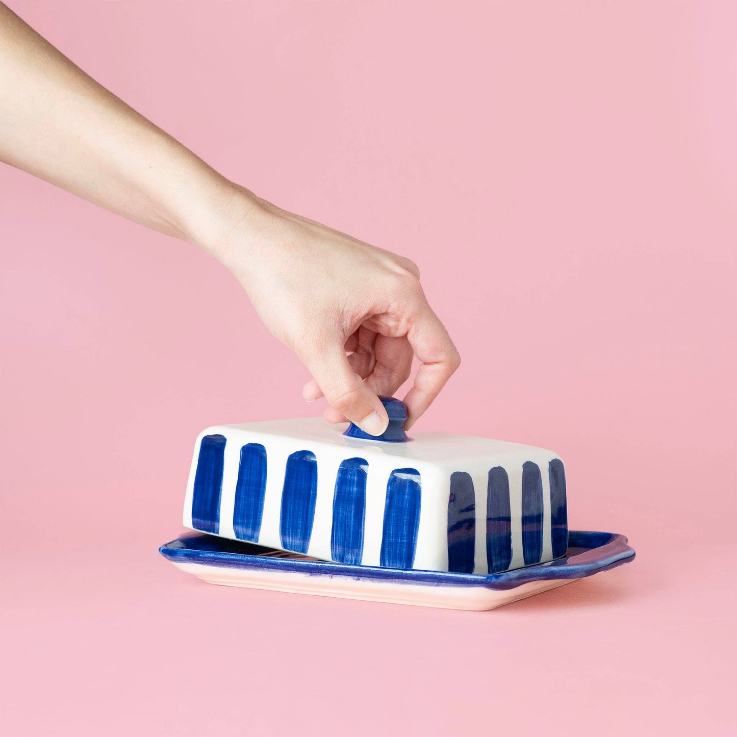 Ceramic Butter Dish / Costa Azul