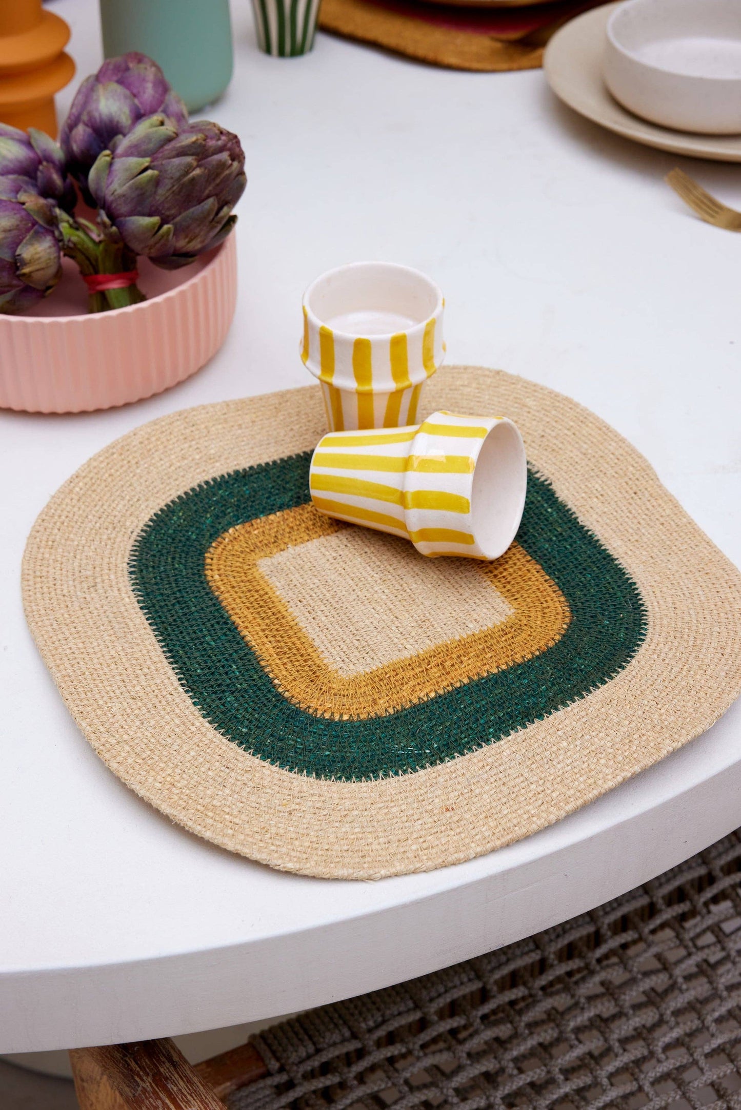 Mada Kaki Raffia Placemat