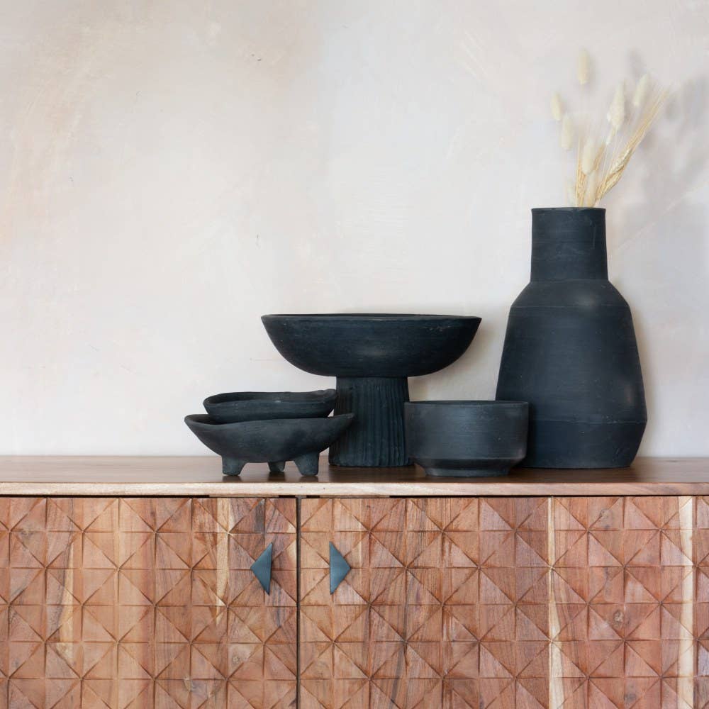 Vase noir Kaira