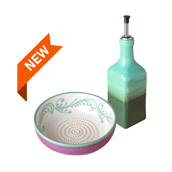 Giftset Esmeralda (Raspbord + oliefles + borsteltje) 