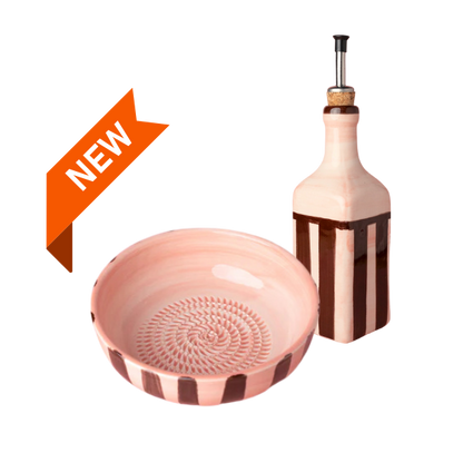 Giftset Chocolat (Raspbord + oliefles + borsteltje) 