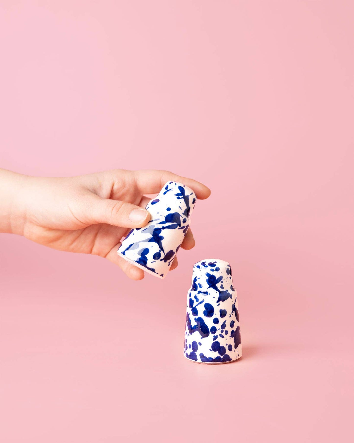 Keramische zout- en peperstrooier / Persia Dots