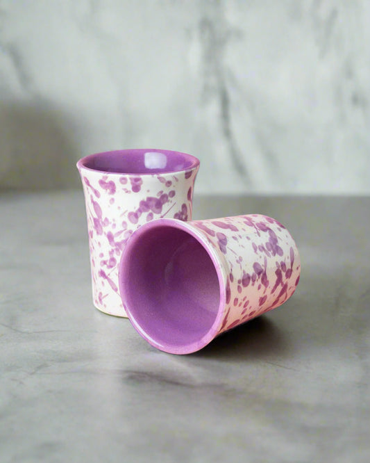 Violet Dots Keramische Mok 250 ml 
