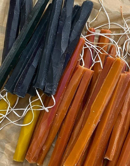 Raw Beeswax Candles (Set of 5)