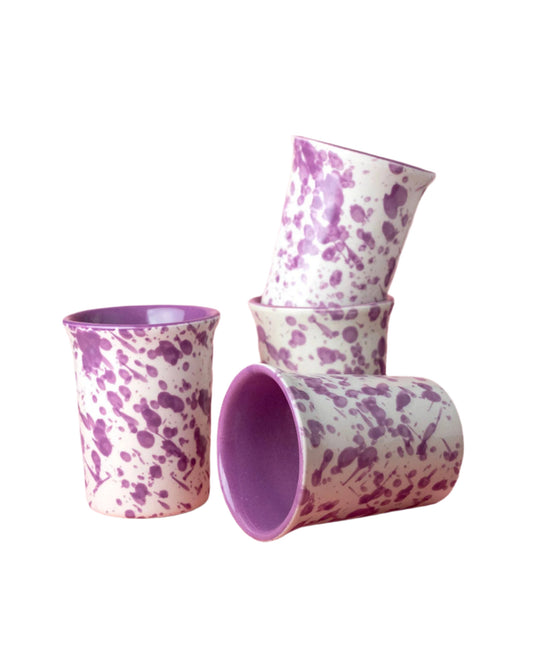 Violet Dots Keramische Mok 250 ml 