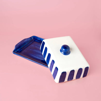 Ceramic Butter Dish / Costa Azul