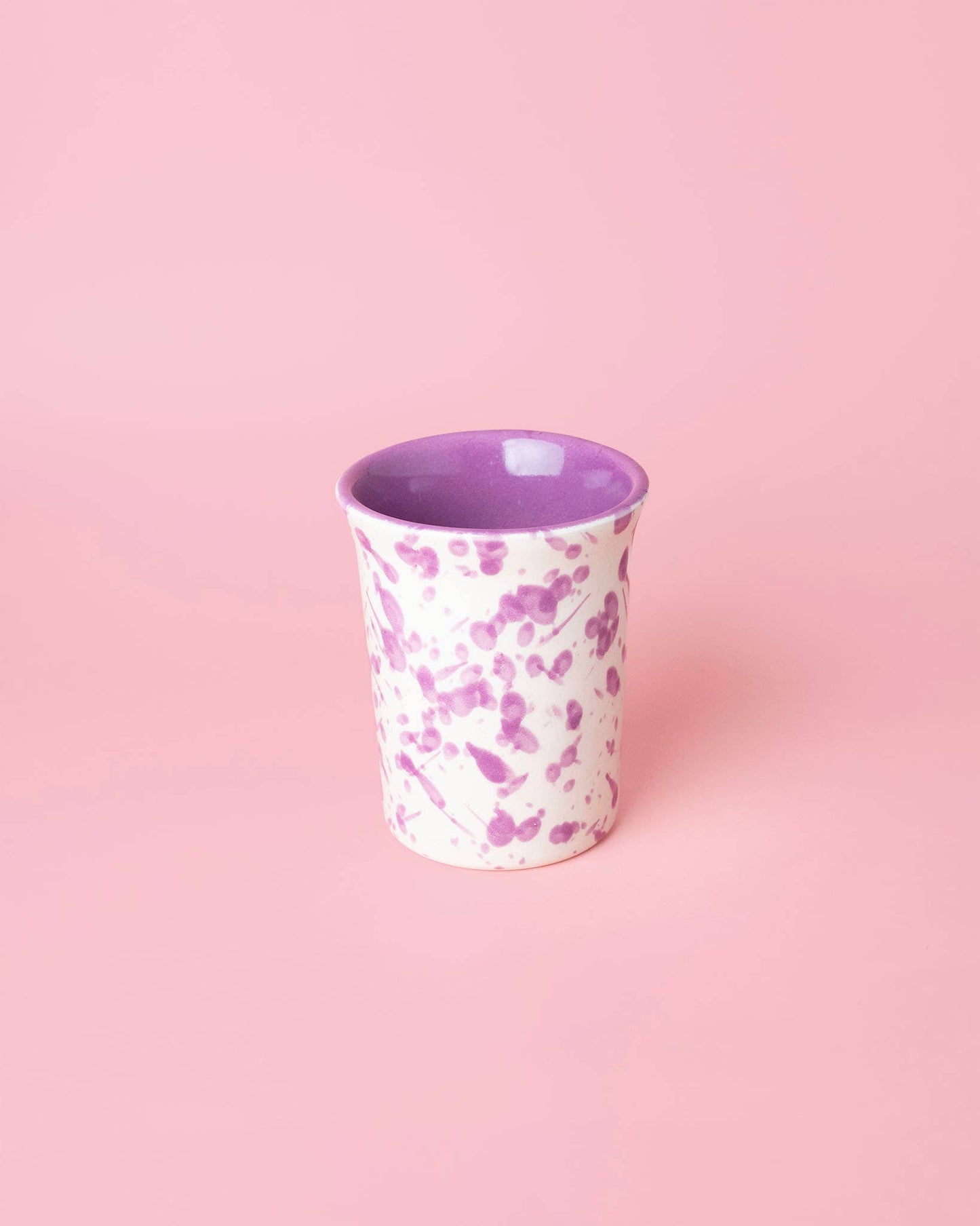 Violet Dots Ceramic Mug 250 ml