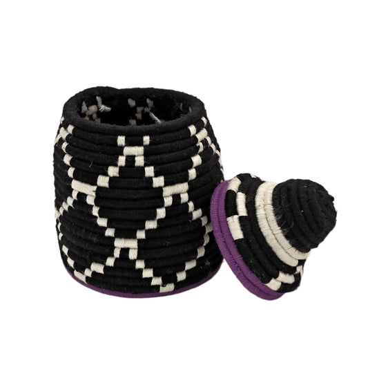Ouida Diamond Black Berber mand