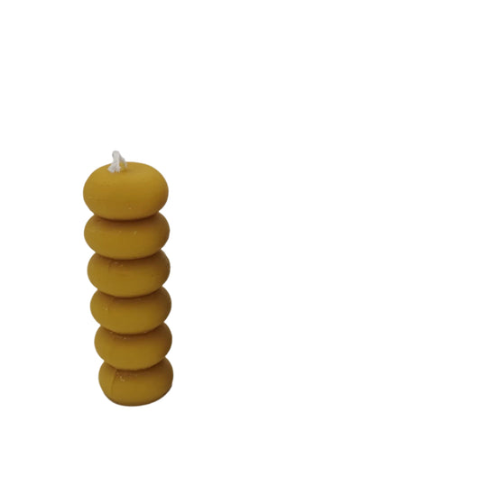 Bubbles Beeswax Candle