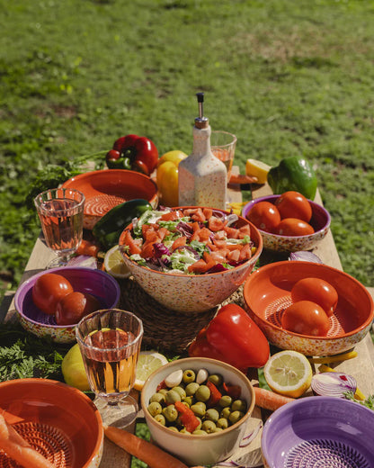 Giftset Carnival (Mini raspbord + oliefles + gratis borsteltje) 