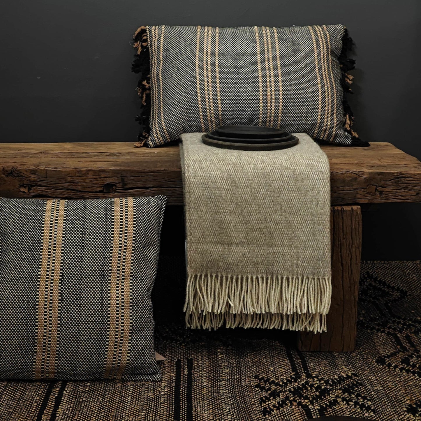 Vivienne Black Cushion