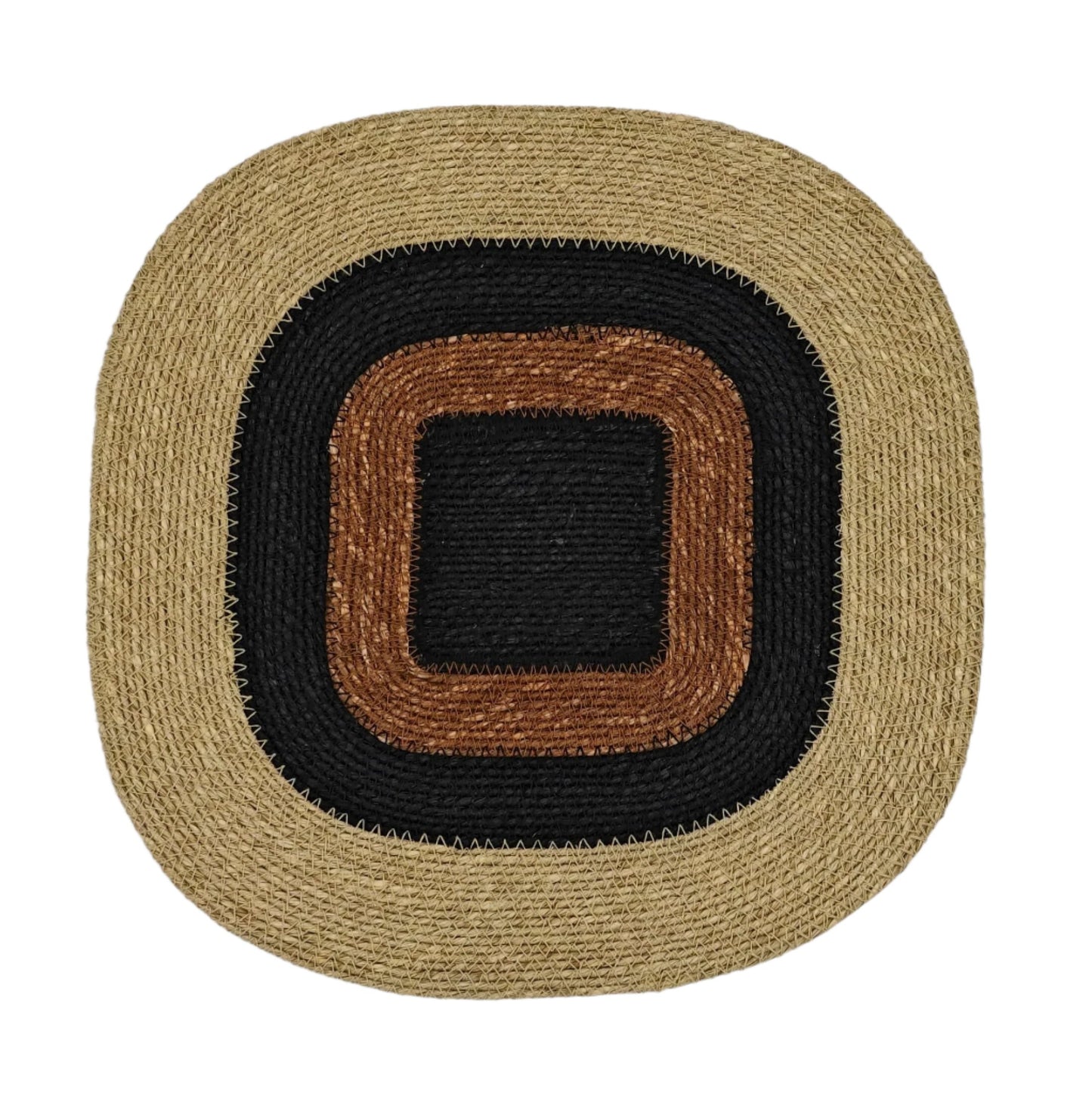 Mada Noir Raffia Placemat