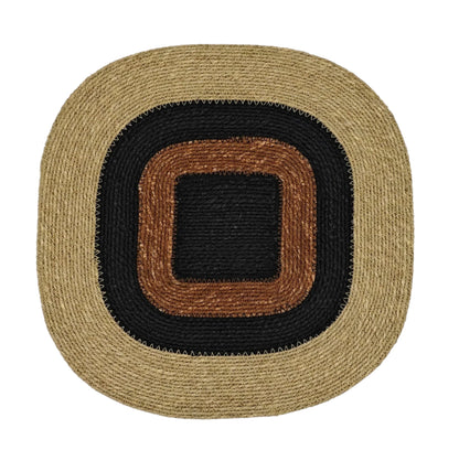 Mada Noir Raffia Placemat