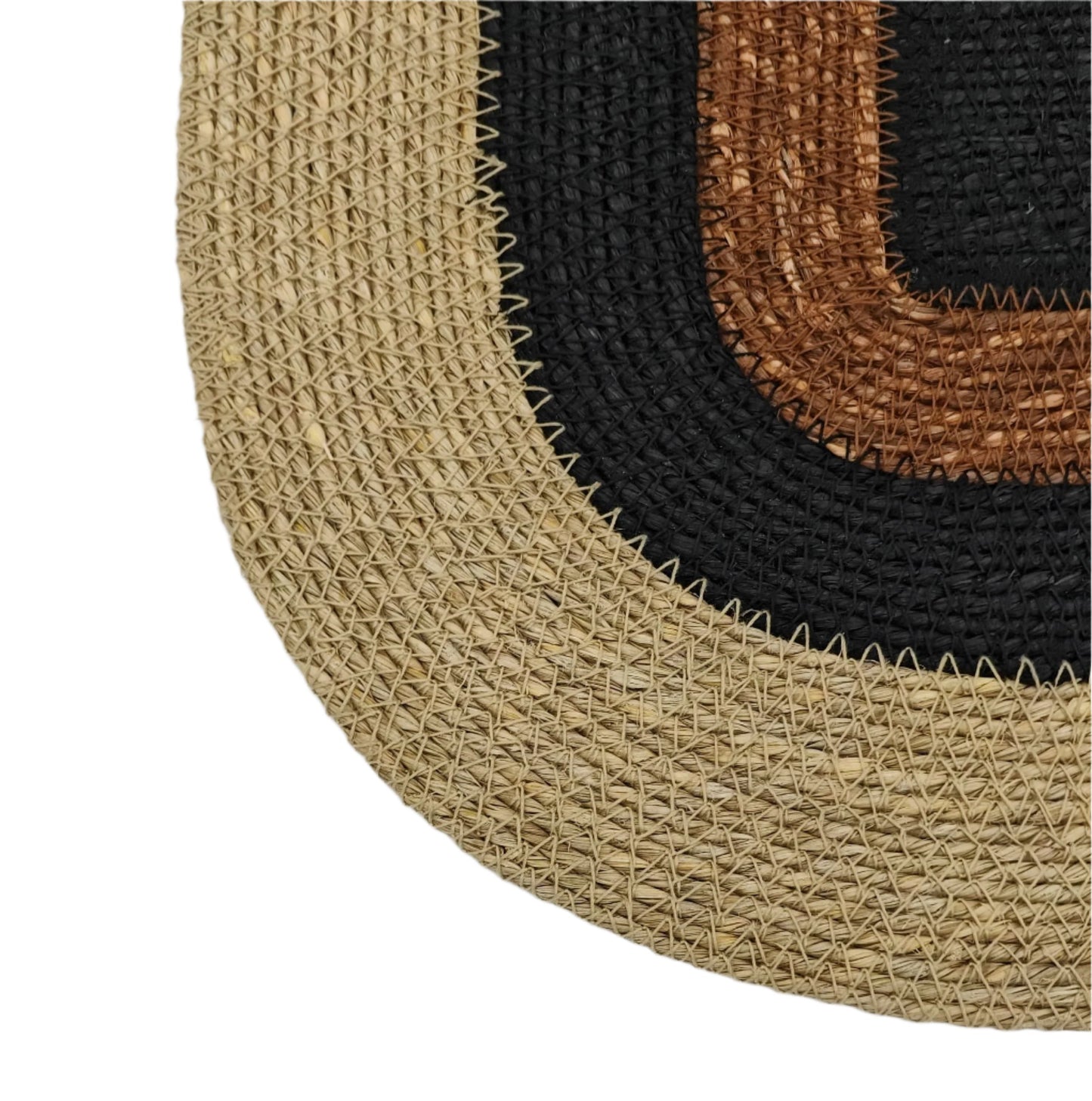 Mada Noir Raffia Placemat
