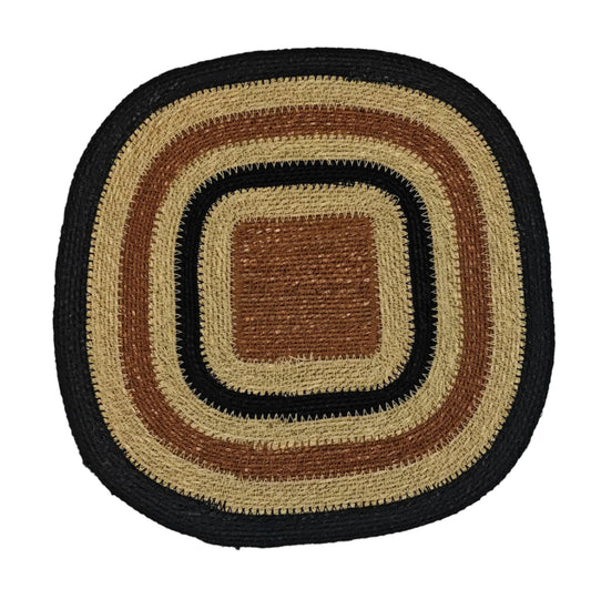 Multico Noir Raffia Placemat